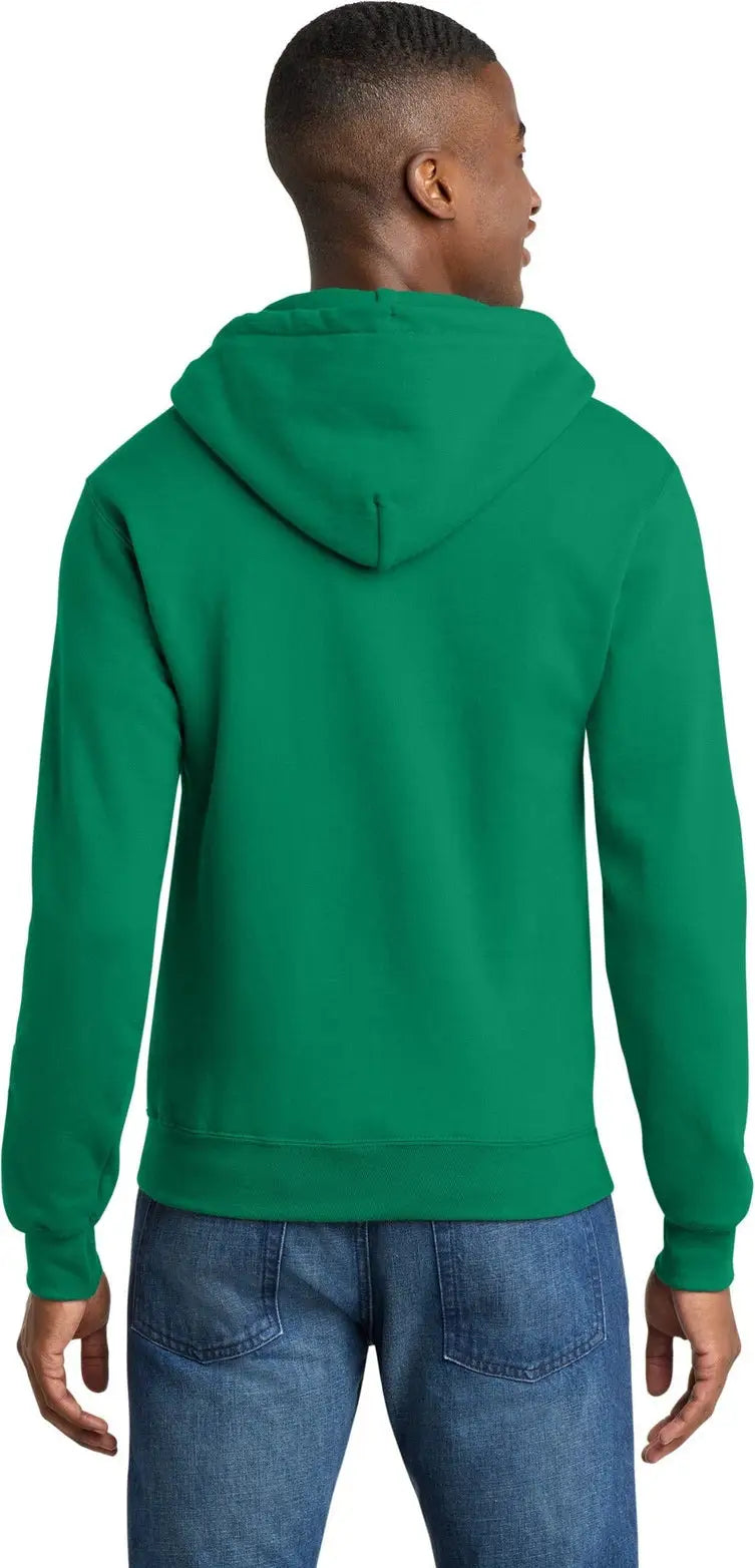 Port & Company Pc78zh co Core Fleece Full-zip Hooded Sweatshirt - Kelly