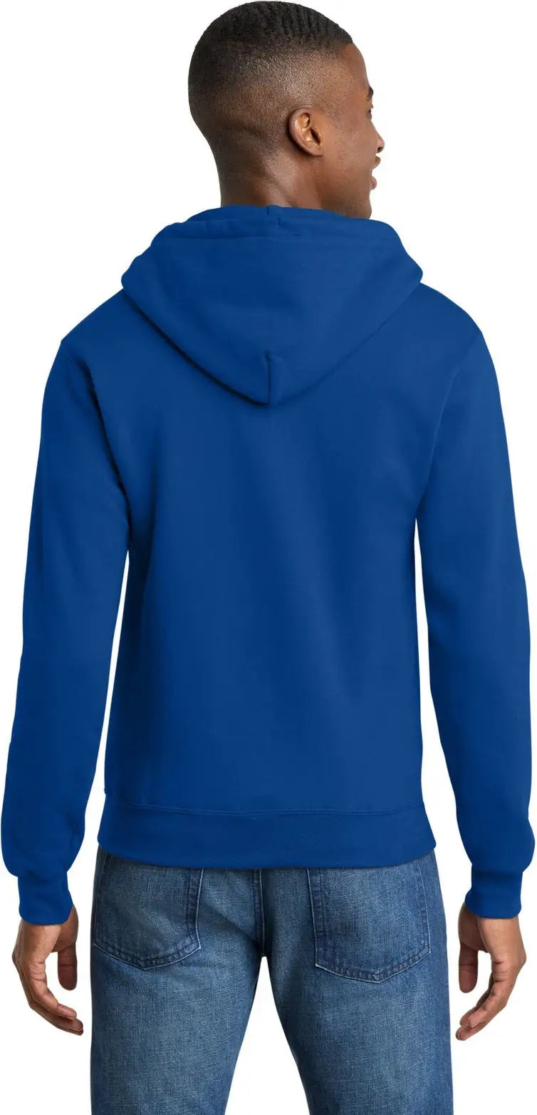 Port & Company Pc78zh co Core Fleece Full-zip Hooded Sweatshirt - True Royal