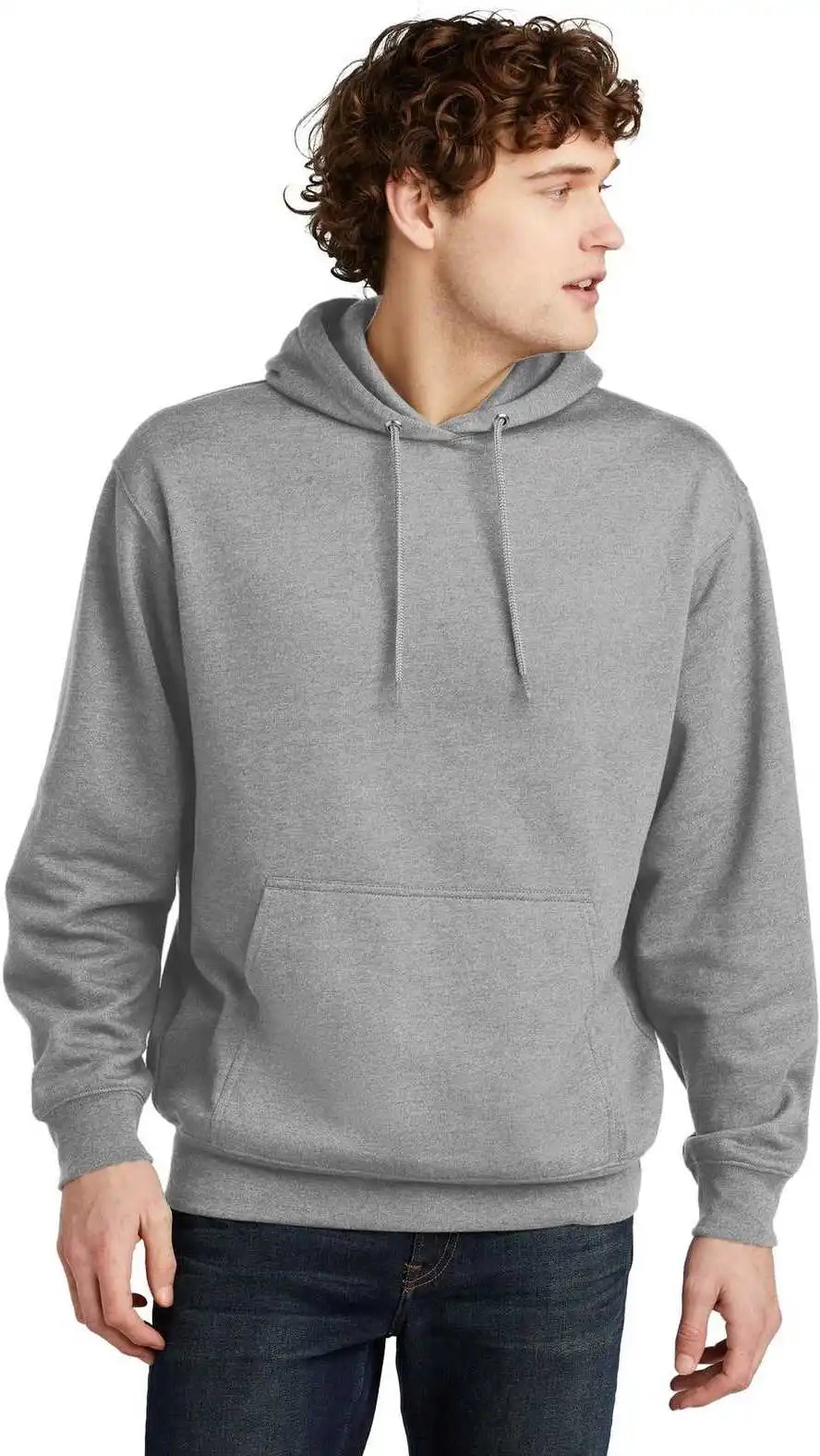 Port & Company Pc79h Fleece Pullover Hooded Sweatshirt - Athletic Heather