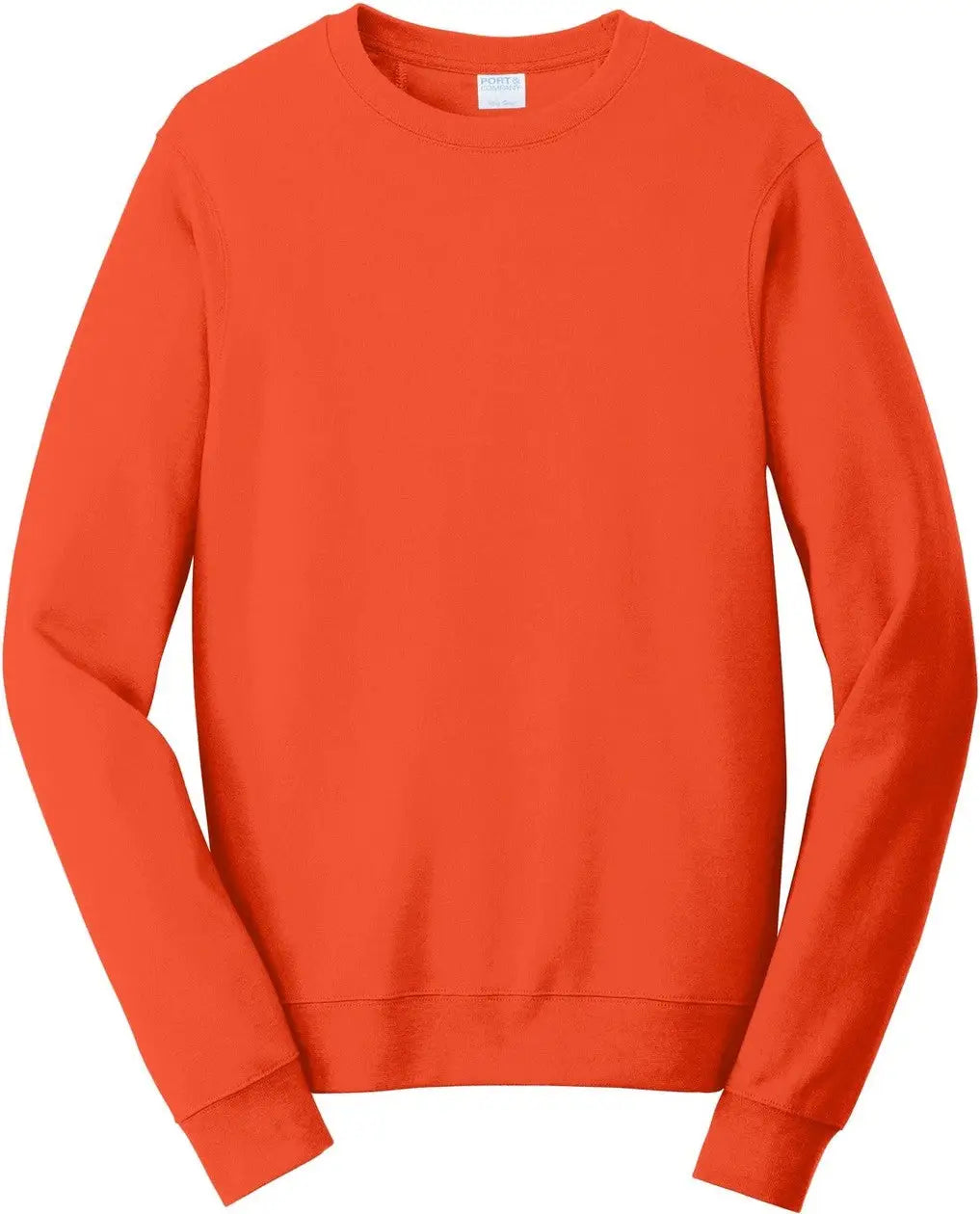 Port & Company Pc850 co Fan Favorite Fleece Crewneck Sweatshirt - Orange
