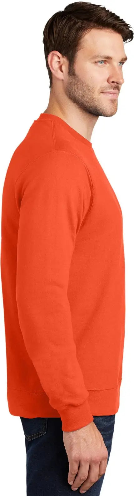 Port & Company Pc850 co Fan Favorite Fleece Crewneck Sweatshirt - Orange
