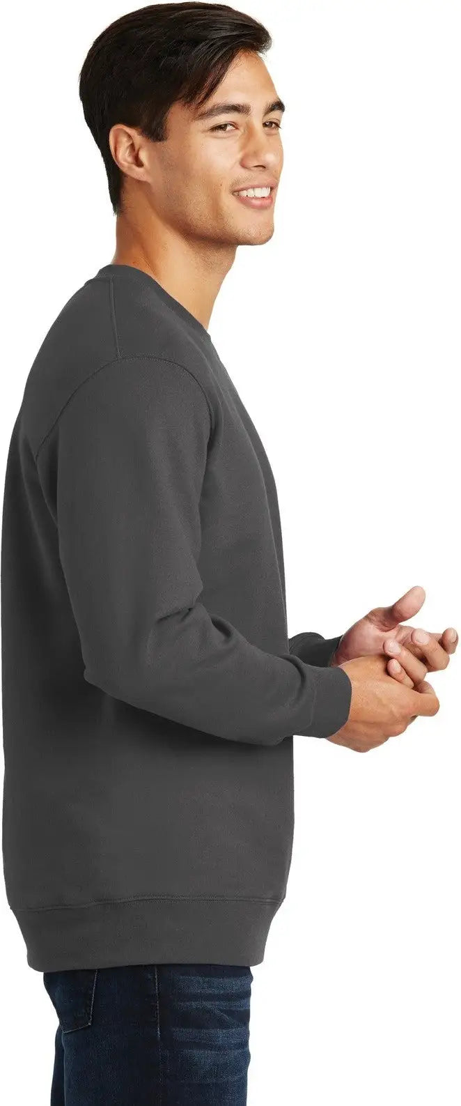 Port & Company Pc850 co Fan Favorite Fleece Crewneck Sweatshirt - Charcoal
