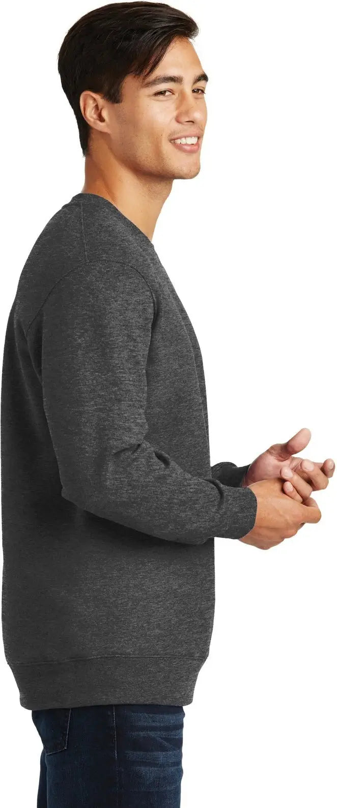 Port & Company Pc850 co Fan Favorite Fleece Crewneck Sweatshirt - Dark Heather Gray