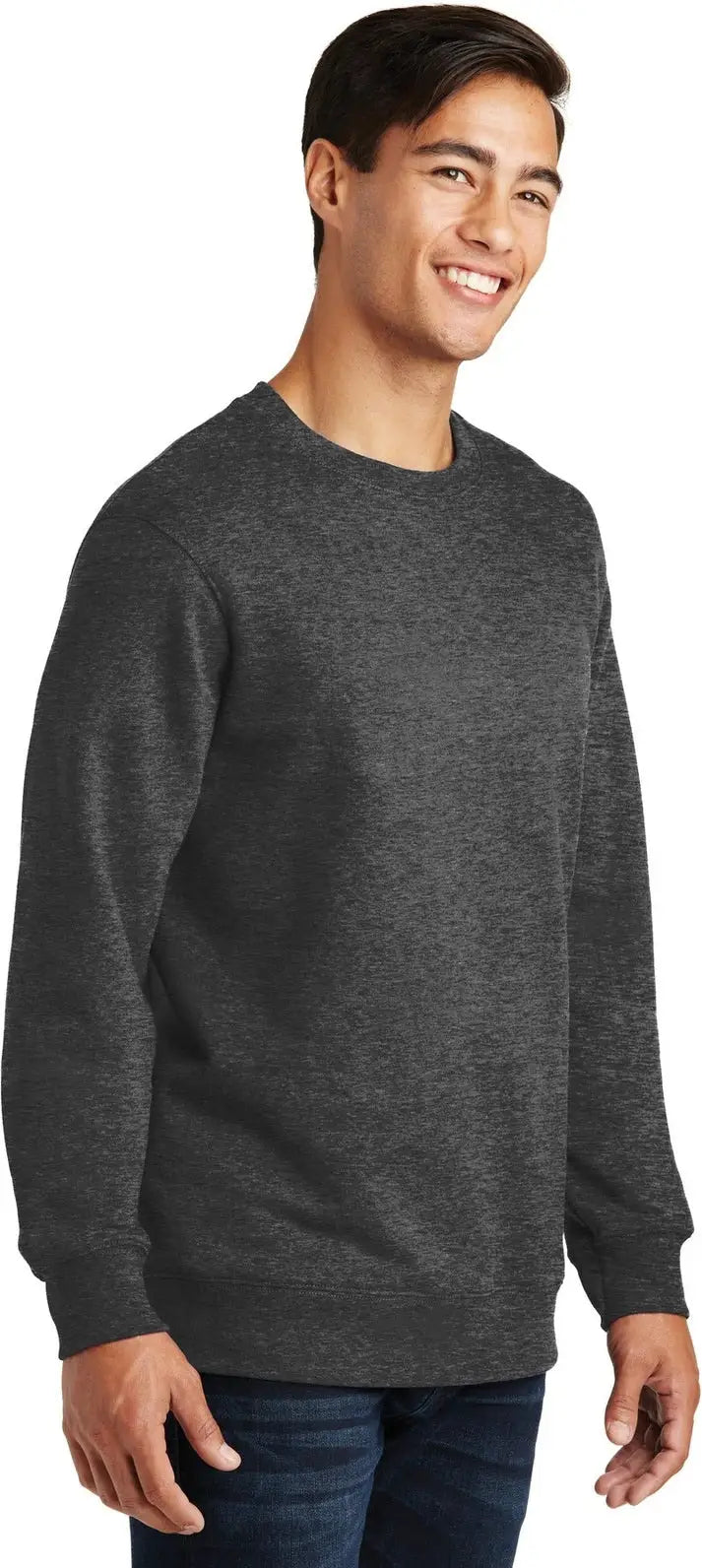 Port & Company Pc850 co Fan Favorite Fleece Crewneck Sweatshirt - Dark Heather Gray
