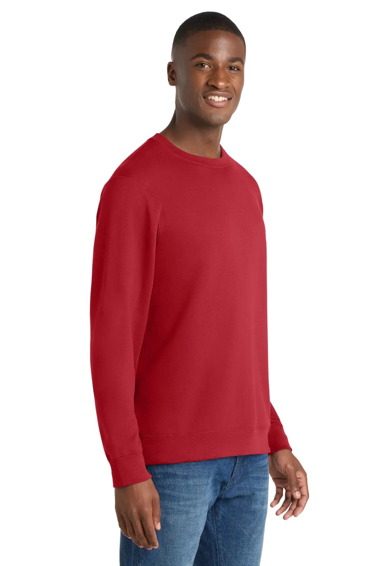 Port & Company Pc850 co Fan Favorite Fleece Crewneck Sweatshirt - Team Cardinal