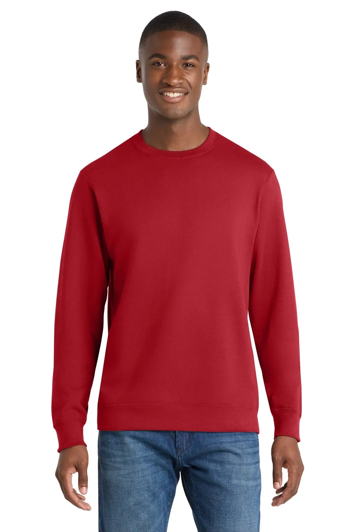 Port & Company Pc850 co Fan Favorite Fleece Crewneck Sweatshirt - Team Cardinal