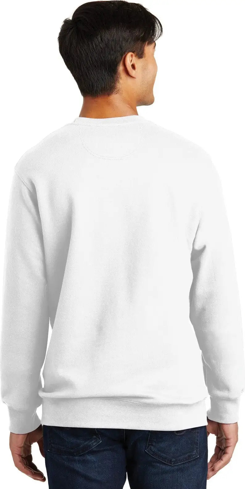 Port & Company Pc850 co Fan Favorite Fleece Crewneck Sweatshirt - White