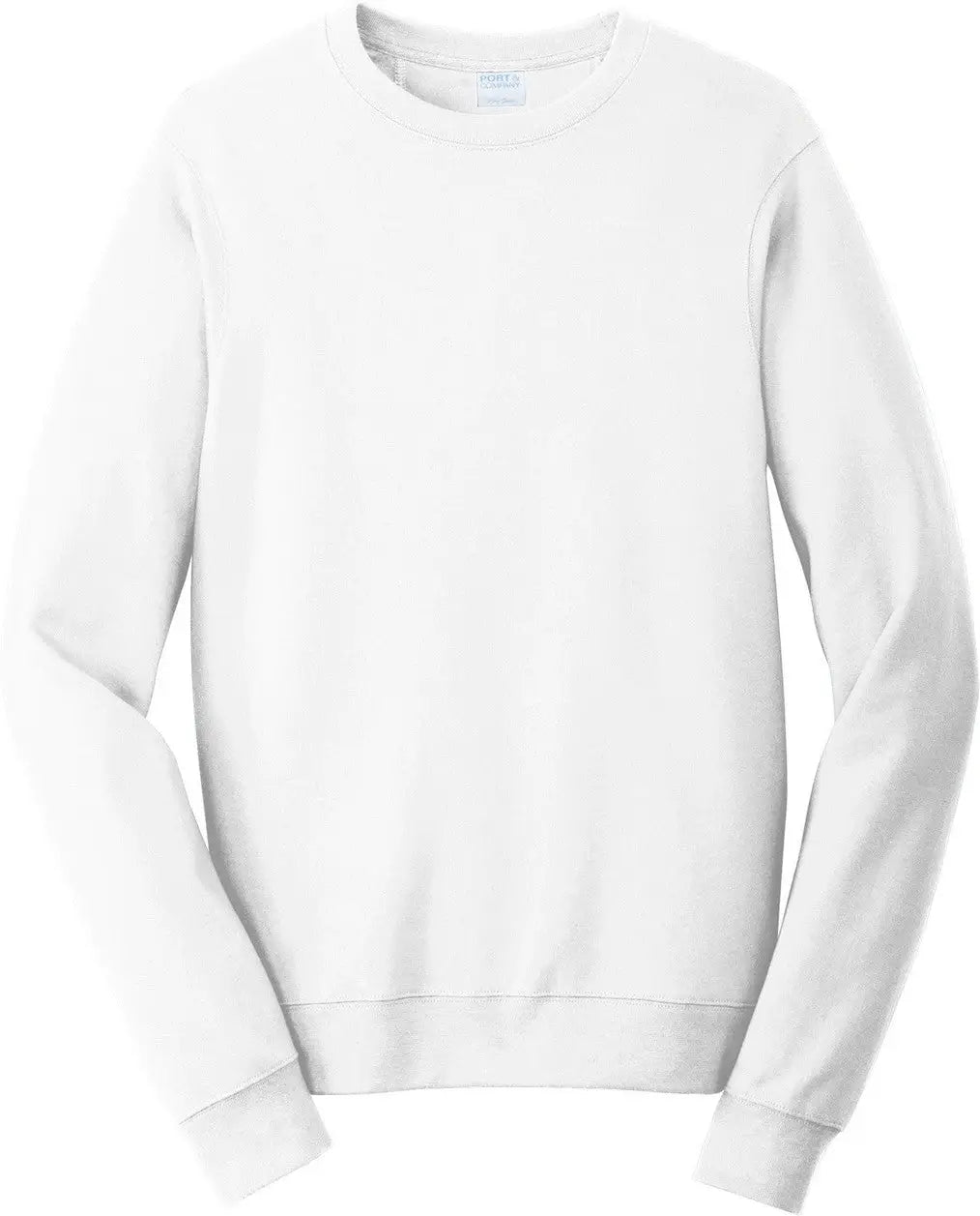 Port & Company Pc850 co Fan Favorite Fleece Crewneck Sweatshirt - White