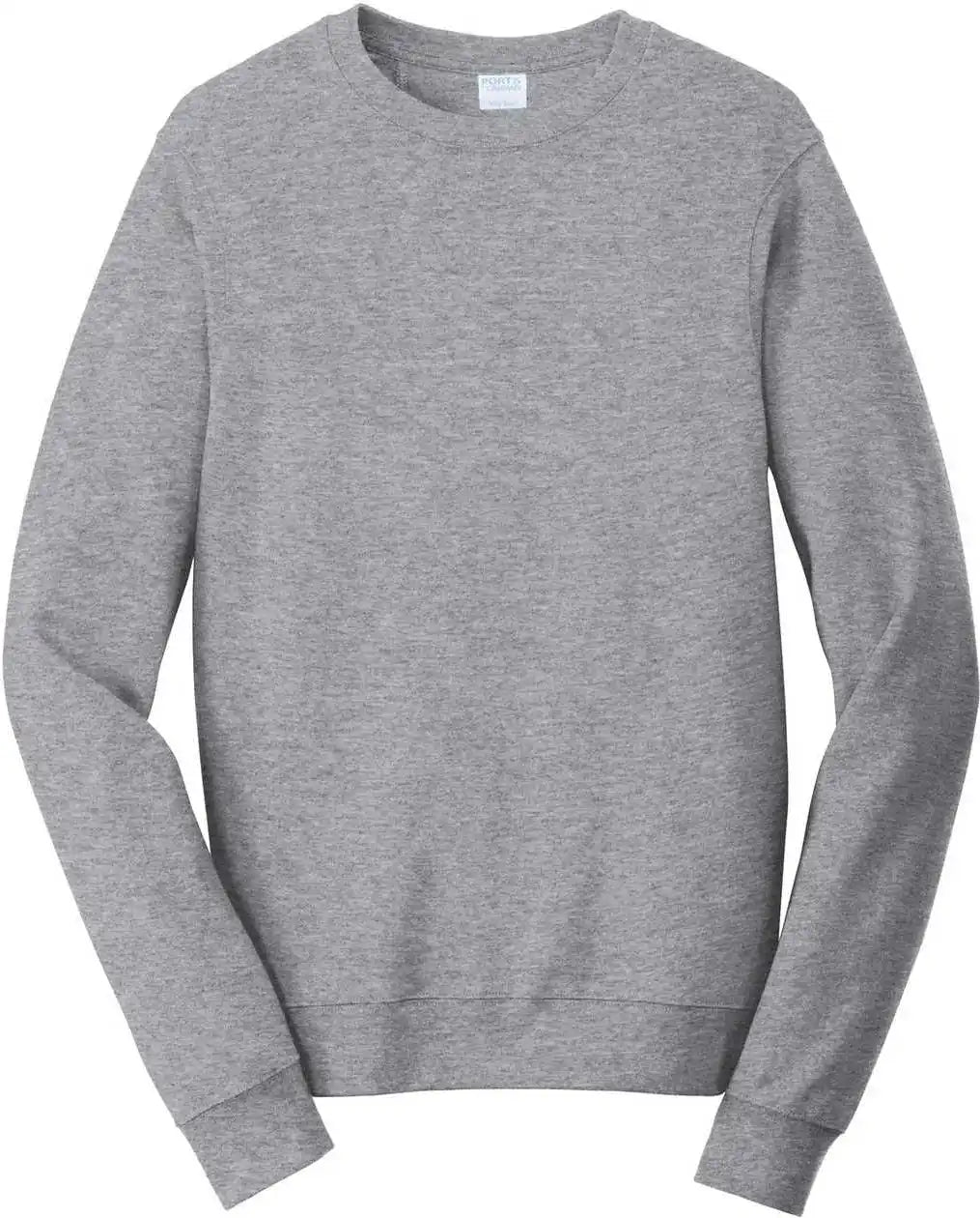 Port &amp; Company Pc850 Fan Favorite Fleece Crewneck Sweatshirt Athletic Heather