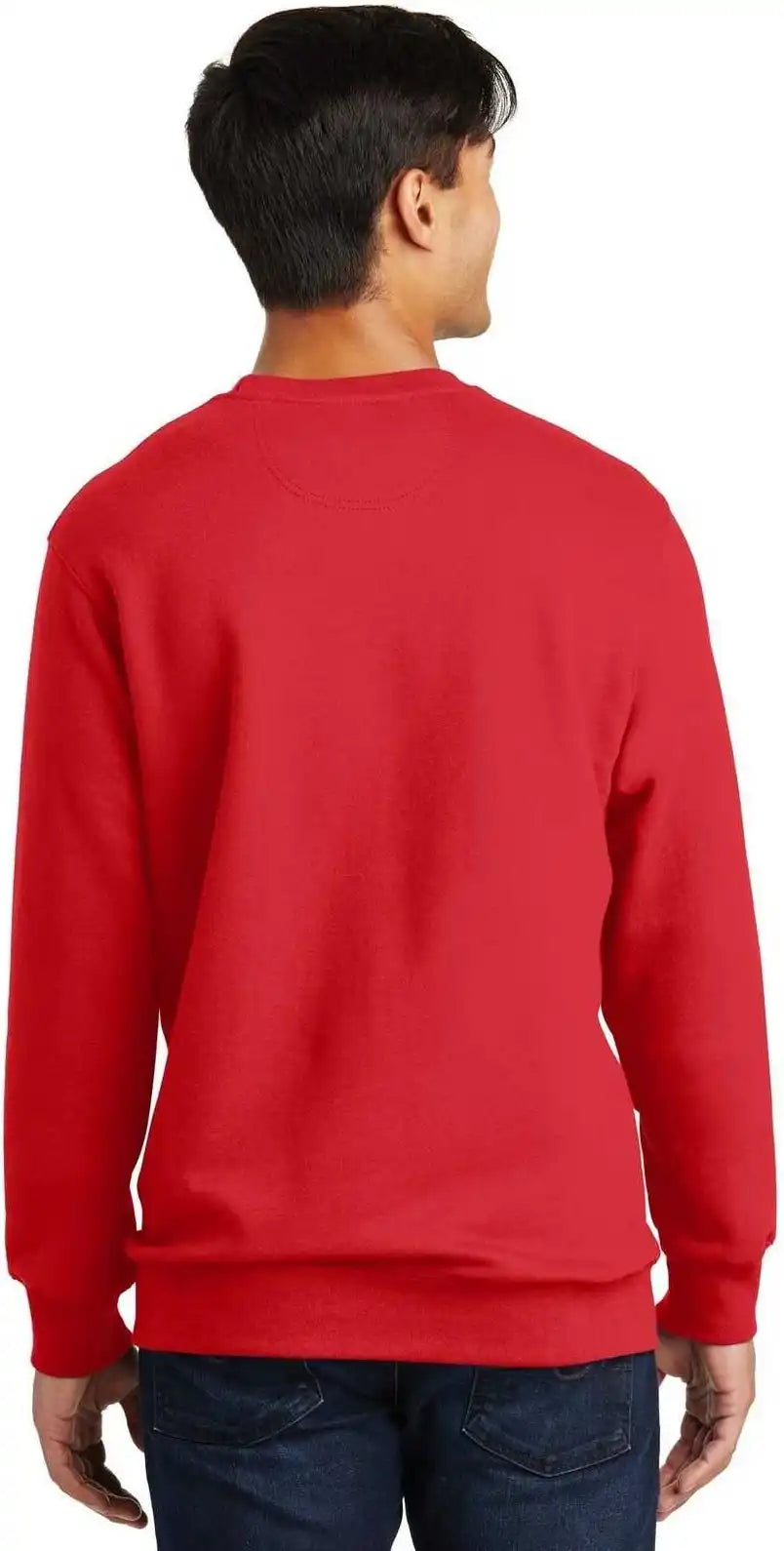 Port & Company Pc850 Fan Favorite Fleece Crewneck Sweatshirt Bright Red