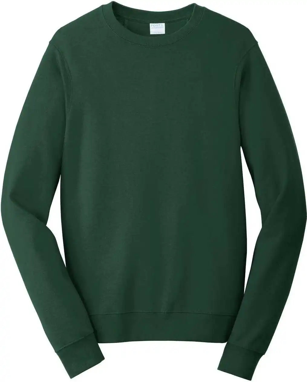 Port &amp; Company Pc850 Fan Favorite Fleece Crewneck Sweatshirt Forest Green