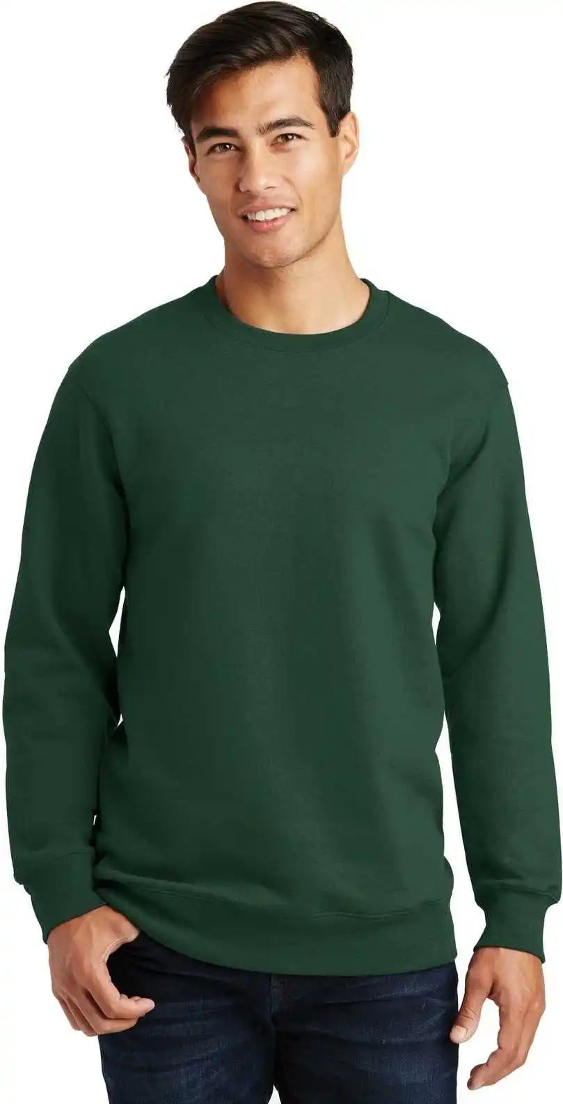 Port & Company Pc850 Fan Favorite Fleece Crewneck Sweatshirt - Forest Green