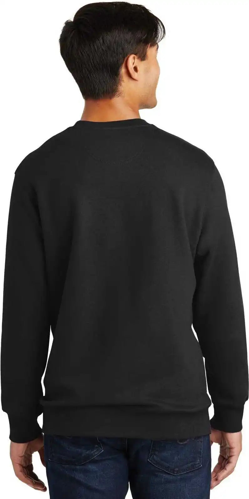 Port & Company Pc850 Fan Favorite Fleece Crewneck Sweatshirt Jet Black