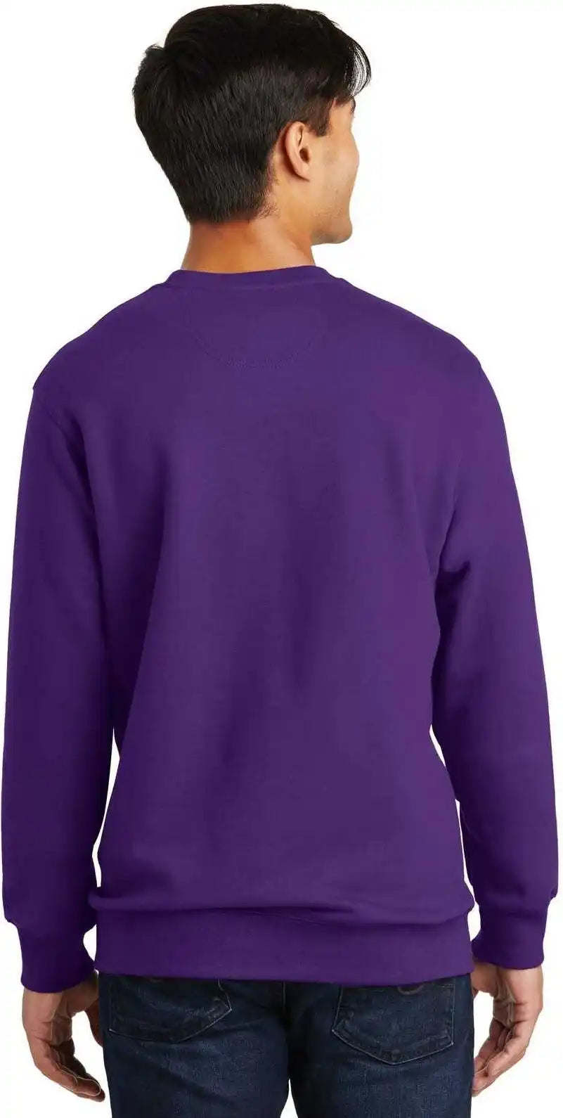 Port & Company Pc850 Fan Favorite Fleece Crewneck Sweatshirt - Team Purple