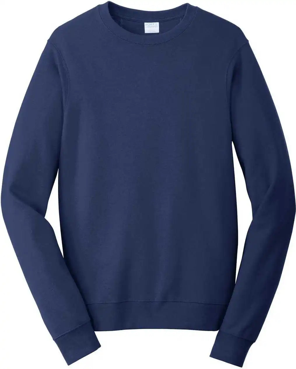 Port &amp; Company Pc850 Fan Favorite Fleece Crewneck Sweatshirt Team Navy