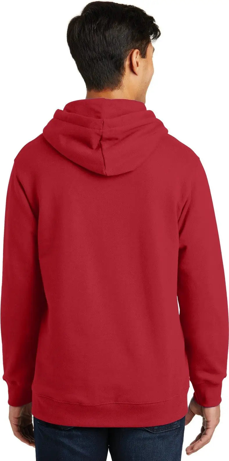 Port & Company Pc850h co Fan Favorite Fleece Pullover Hooded Sweatshirt - Team Cardinal