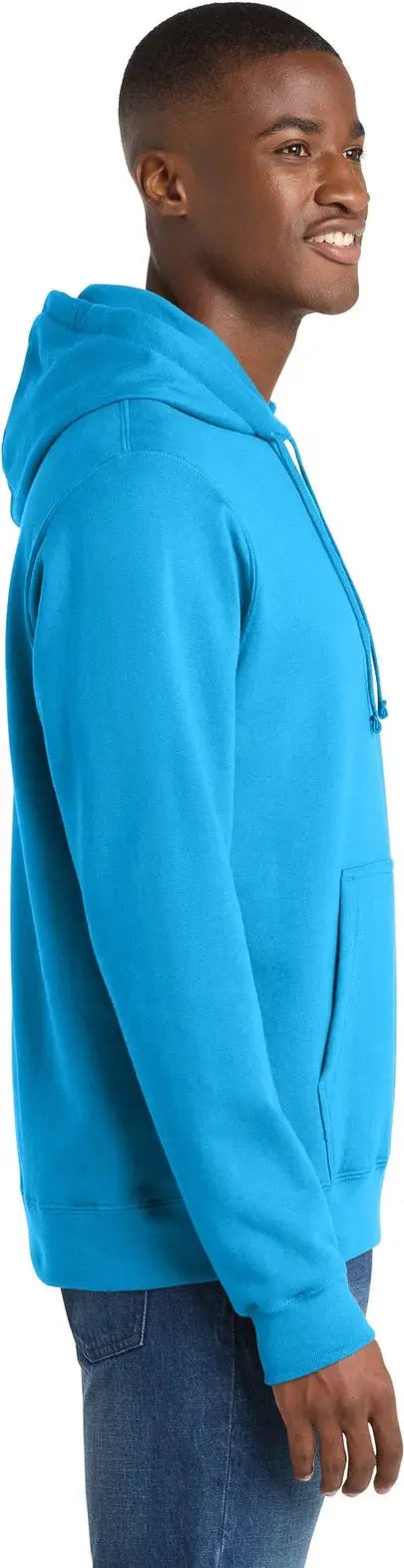 Port & Company Pc850h co Fan Favorite Fleece Pullover Hooded Sweatshirt - Sapphire