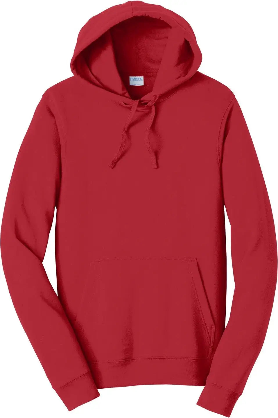Port & Company Pc850h co Fan Favorite Fleece Pullover Hooded Sweatshirt - Team Cardinal