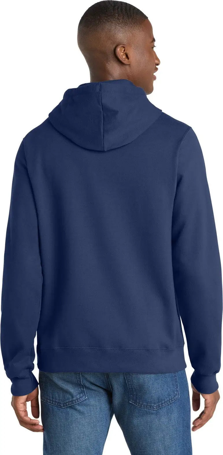 Port & Company Pc850h co Fan Favorite Fleece Pullover Hooded Sweatshirt - Team Navy