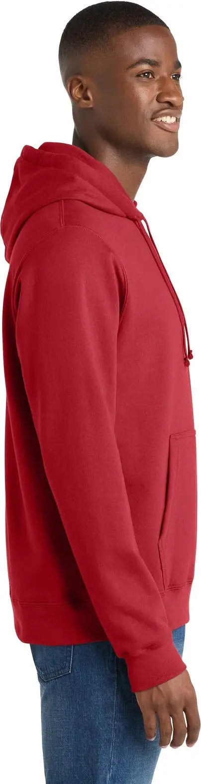 Port & Company Pc850h co Fan Favorite Fleece Pullover Hooded Sweatshirt - Team Cardinal