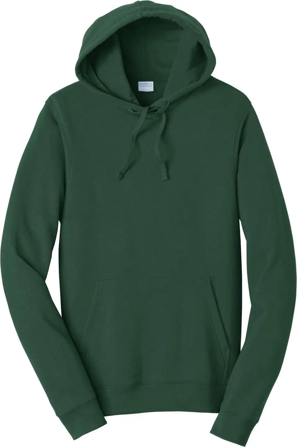 Port & Company Pc850h co Fan Favorite Fleece Pullover Hooded Sweatshirt - Forest Green