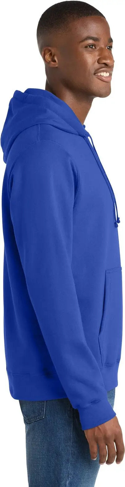 Port & Company Pc850h co Fan Favorite Fleece Pullover Hooded Sweatshirt - True Royal