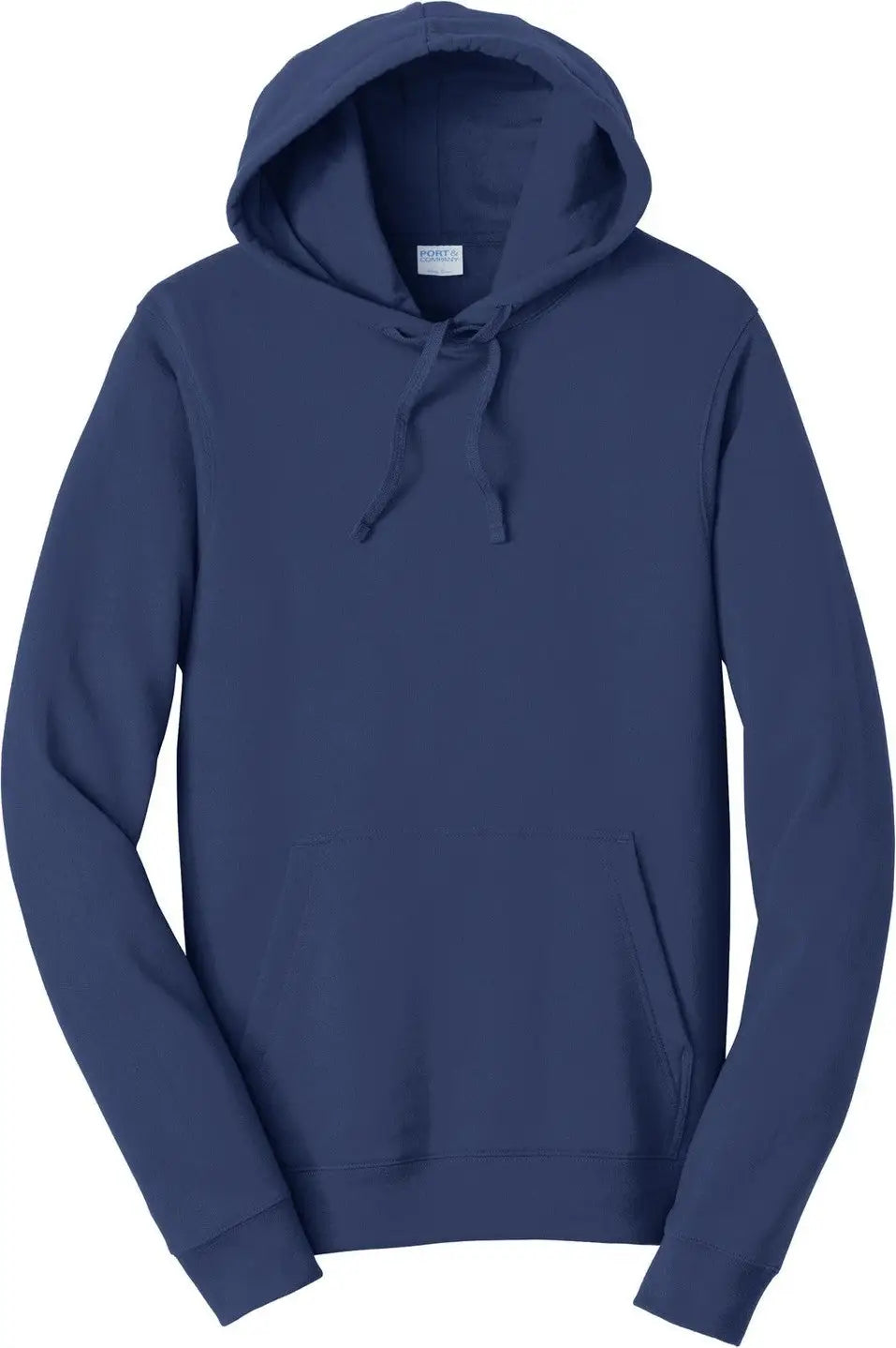 Port & Company Pc850h co Fan Favorite Fleece Pullover Hooded Sweatshirt - Team Navy