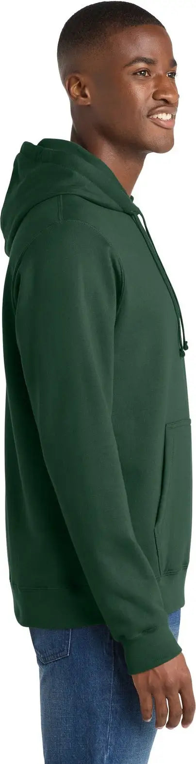 Port & Company Pc850h co Fan Favorite Fleece Pullover Hooded Sweatshirt - Forest Green