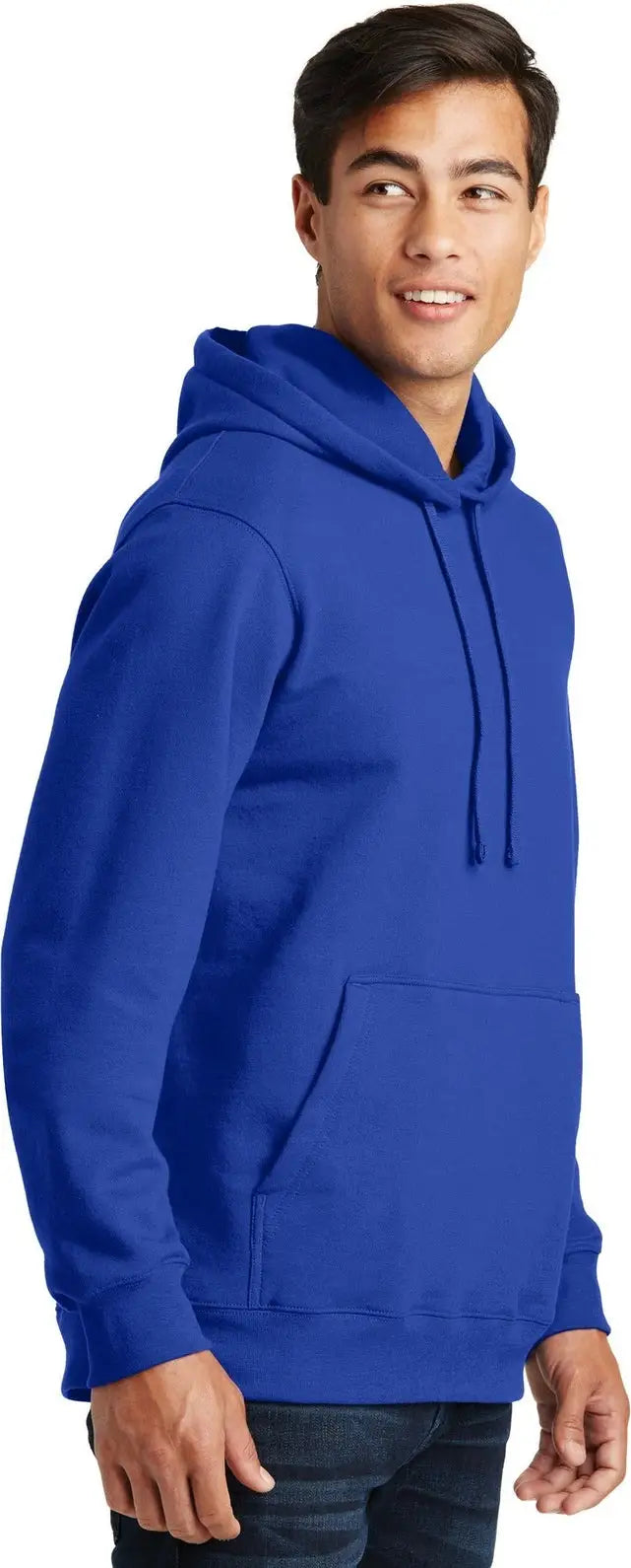 Port & Company Pc850h co Fan Favorite Fleece Pullover Hooded Sweatshirt - True Royal