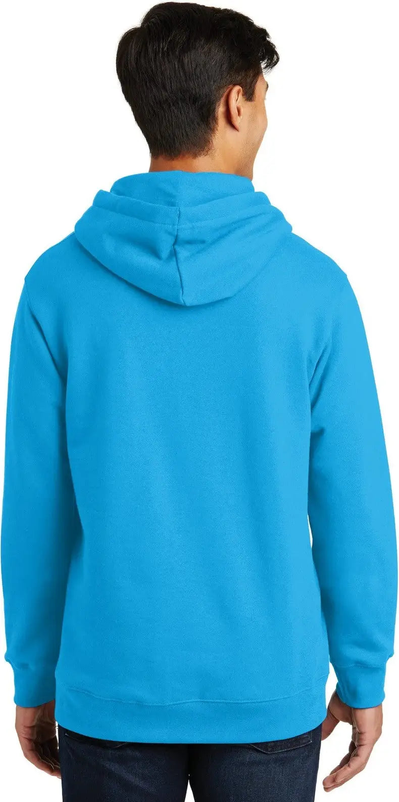 Port & Company Pc850h co Fan Favorite Fleece Pullover Hooded Sweatshirt - Sapphire