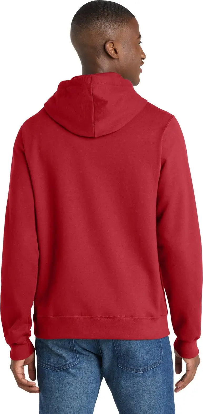 Port & Company Pc850h co Fan Favorite Fleece Pullover Hooded Sweatshirt - Team Cardinal