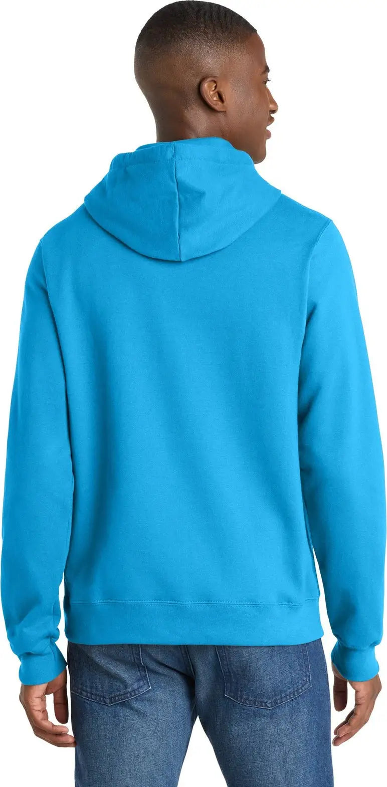 Port & Company Pc850h co Fan Favorite Fleece Pullover Hooded Sweatshirt - Sapphire