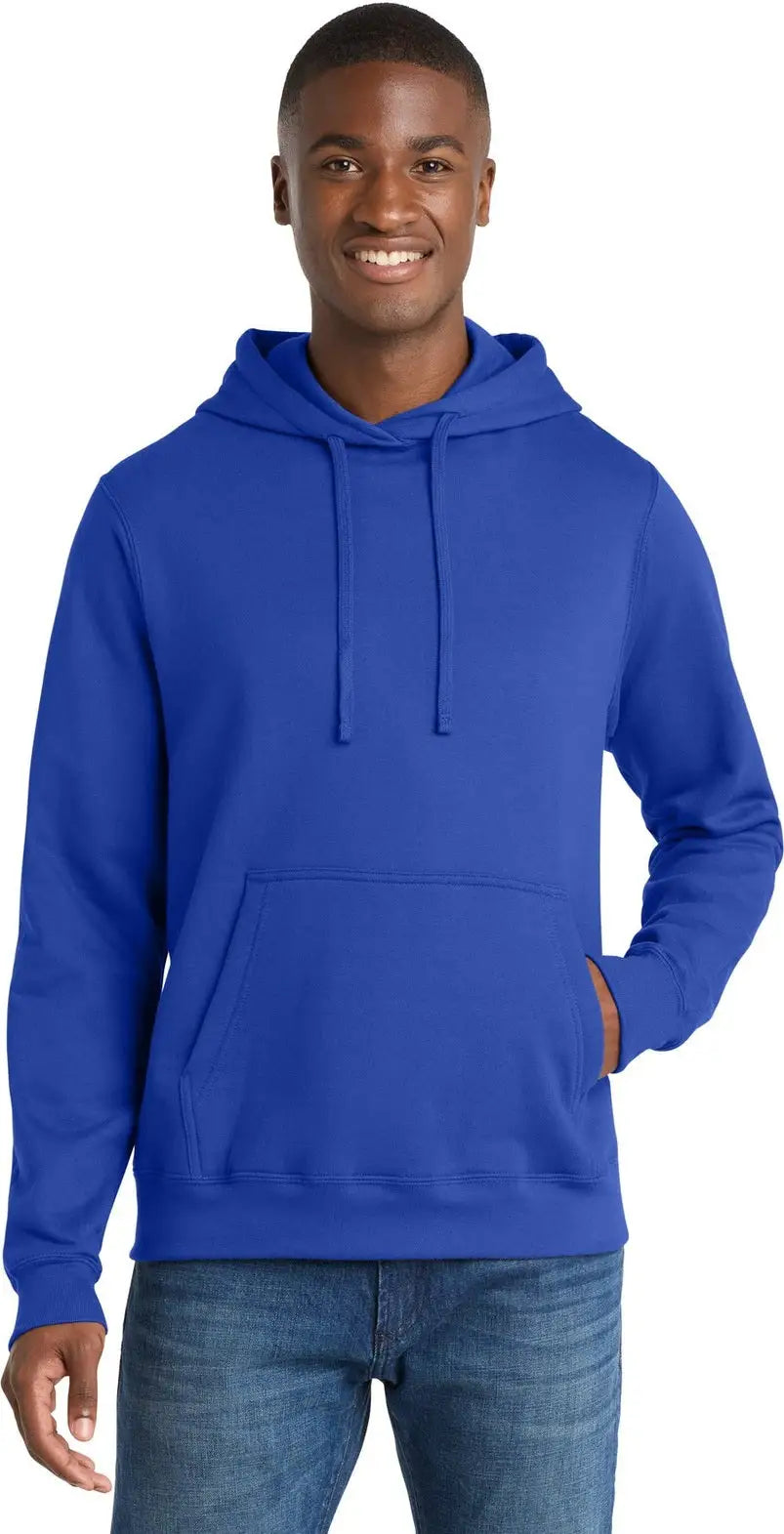 Port & Company Pc850h co Fan Favorite Fleece Pullover Hooded Sweatshirt - True Royal
