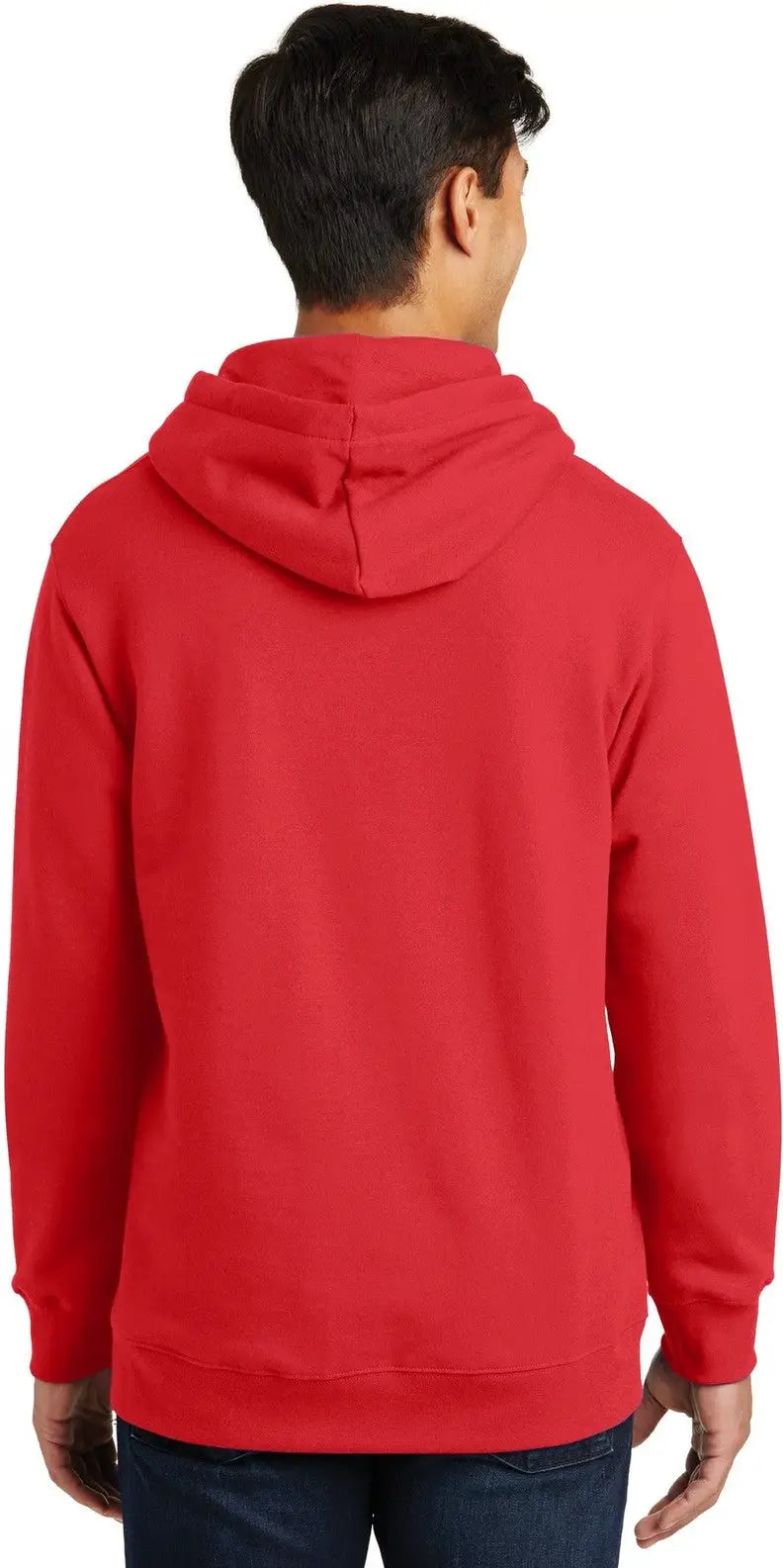 Port & Company Pc850h co Fan Favorite Fleece Pullover Hooded Sweatshirt - Bright Red