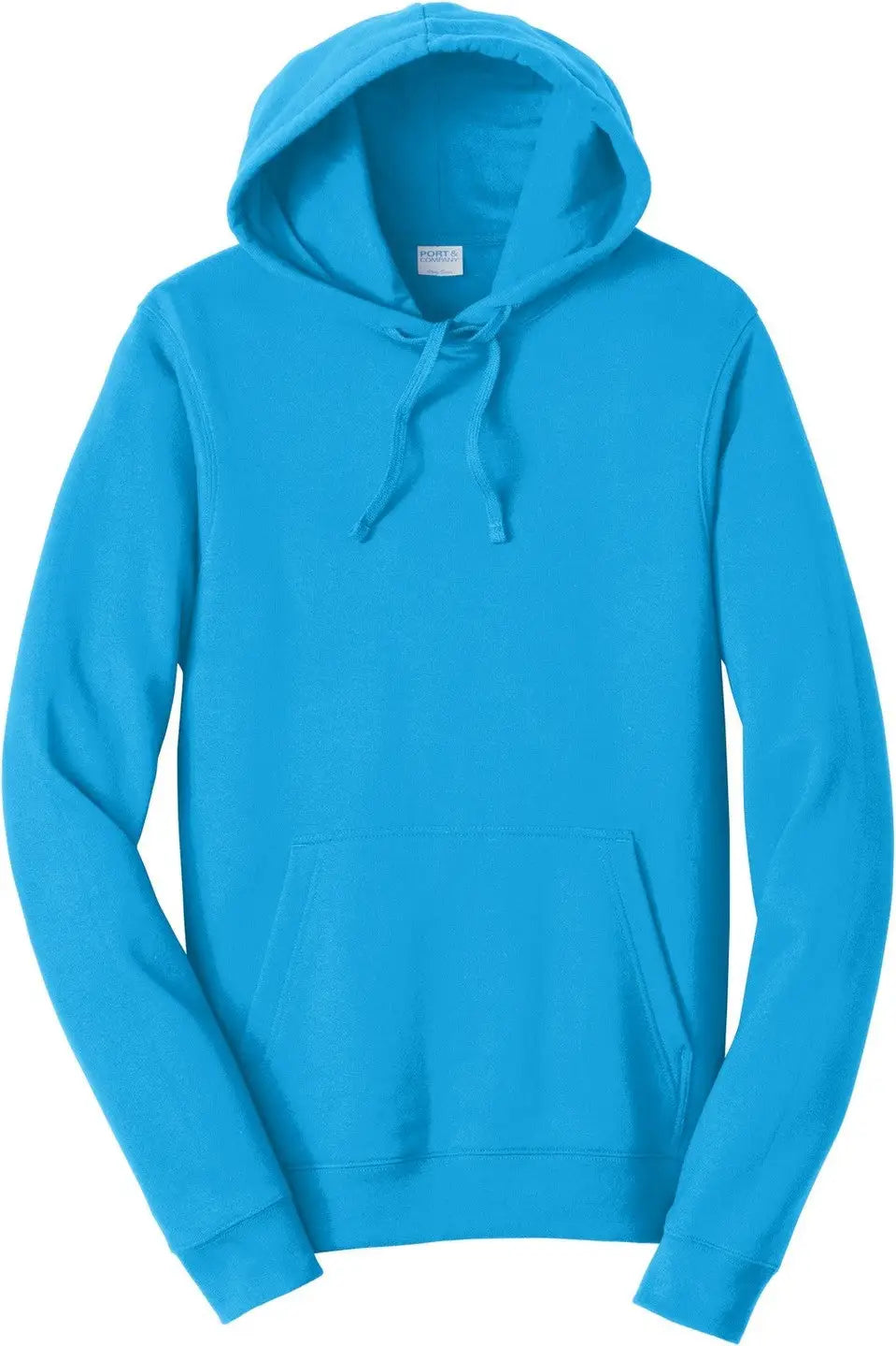 Port & Company Pc850h co Fan Favorite Fleece Pullover Hooded Sweatshirt - Sapphire