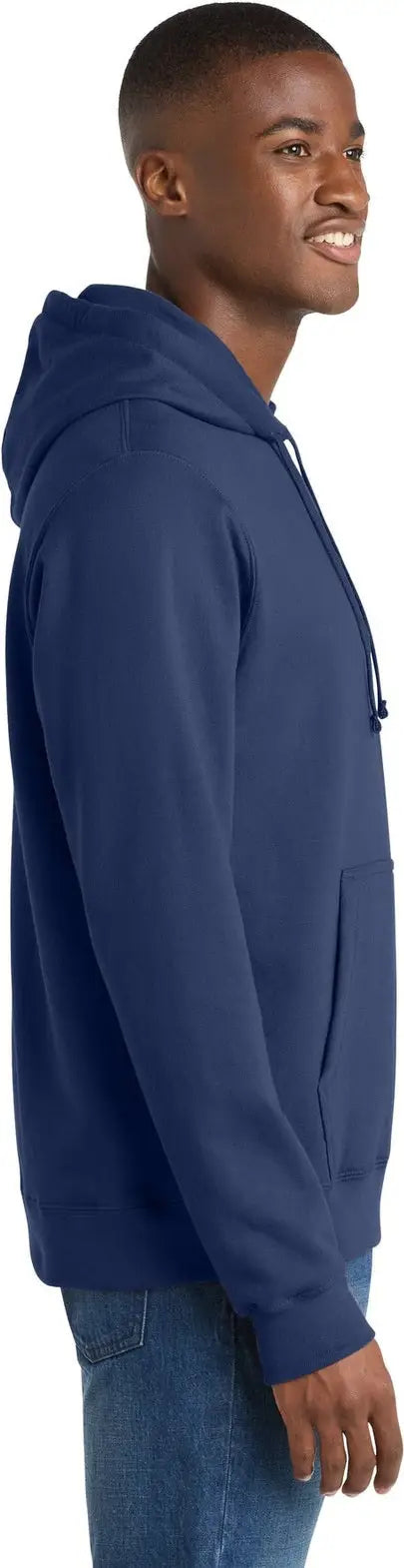 Port & Company Pc850h co Fan Favorite Fleece Pullover Hooded Sweatshirt - Team Navy