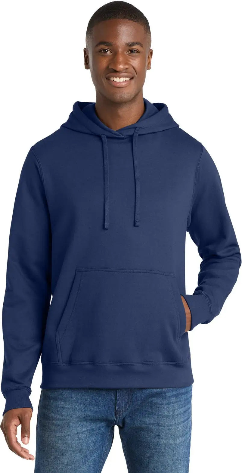 Port & Company Pc850h co Fan Favorite Fleece Pullover Hooded Sweatshirt - Team Navy