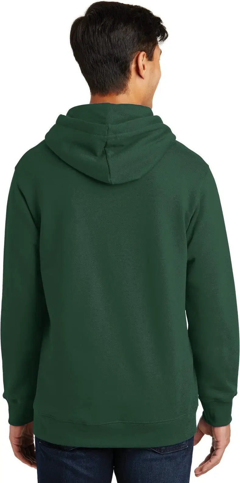 Port & Company Pc850h co Fan Favorite Fleece Pullover Hooded Sweatshirt - Forest Green