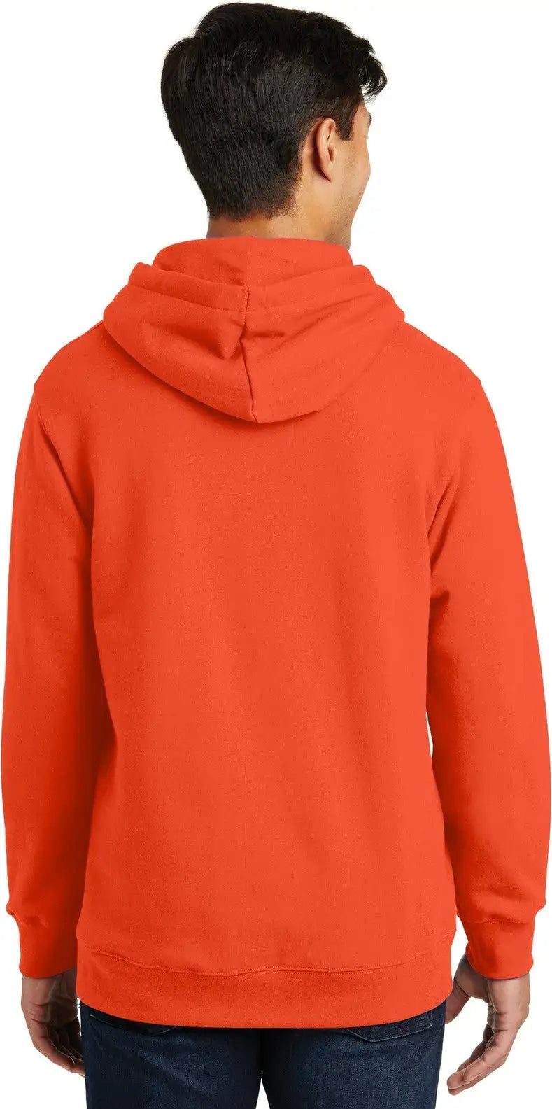 Port & Company Pc850h co Fan Favorite Fleece Pullover Hooded Sweatshirt - Orange