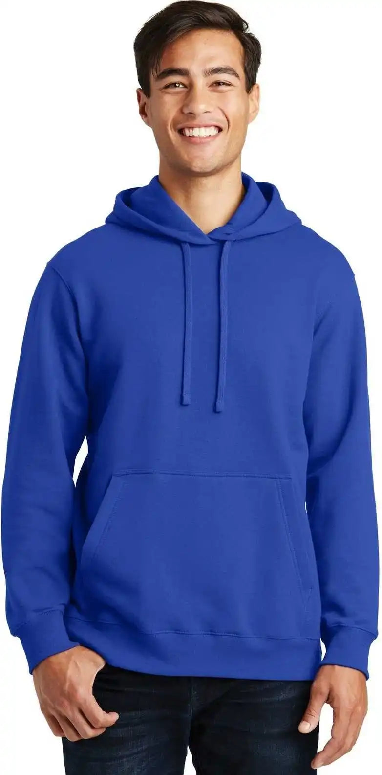 Port & Company Pc850h Fan Favorite Fleece Pullover Hooded Sweatshirt True Royal