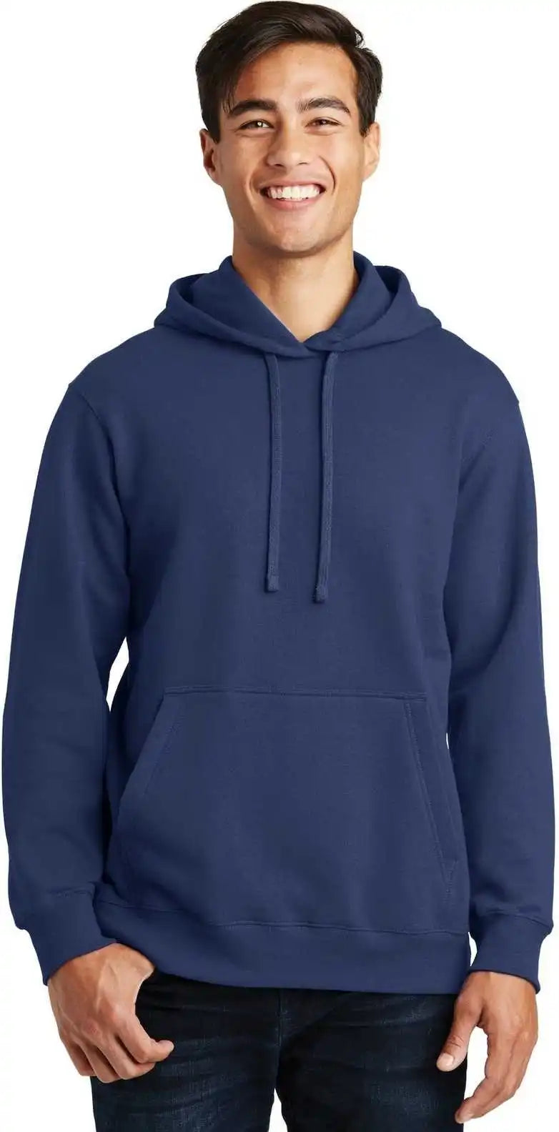 Port & Company Pc850h Fan Favorite Fleece Pullover Hooded Sweatshirt - Team Navy