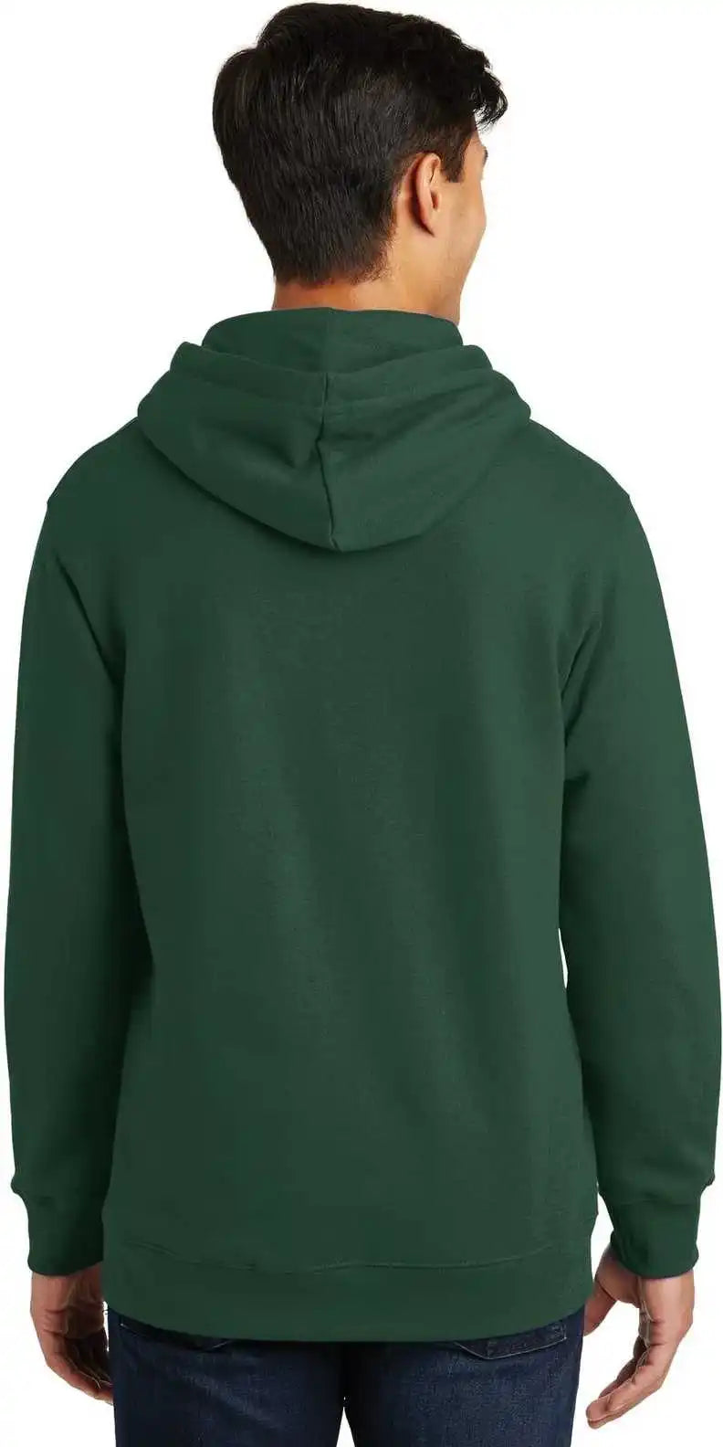 Port & Company Pc850h Fan Favorite Fleece Pullover Hooded Sweatshirt Forest Green