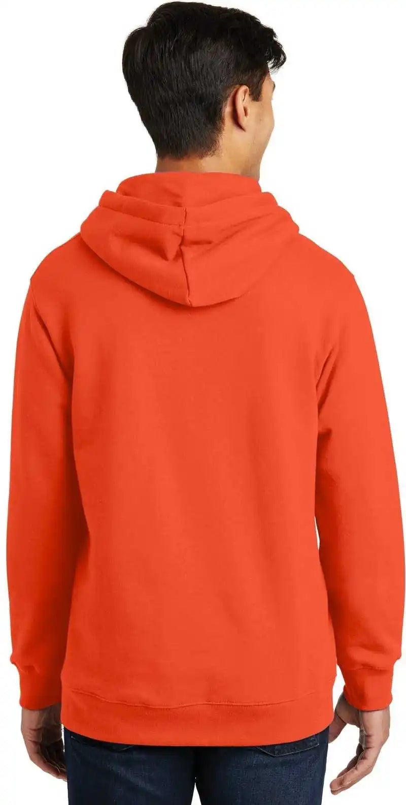 Port &amp; Company Pc850h Fan Favorite Fleece Pullover Hooded Sweatshirt Orange