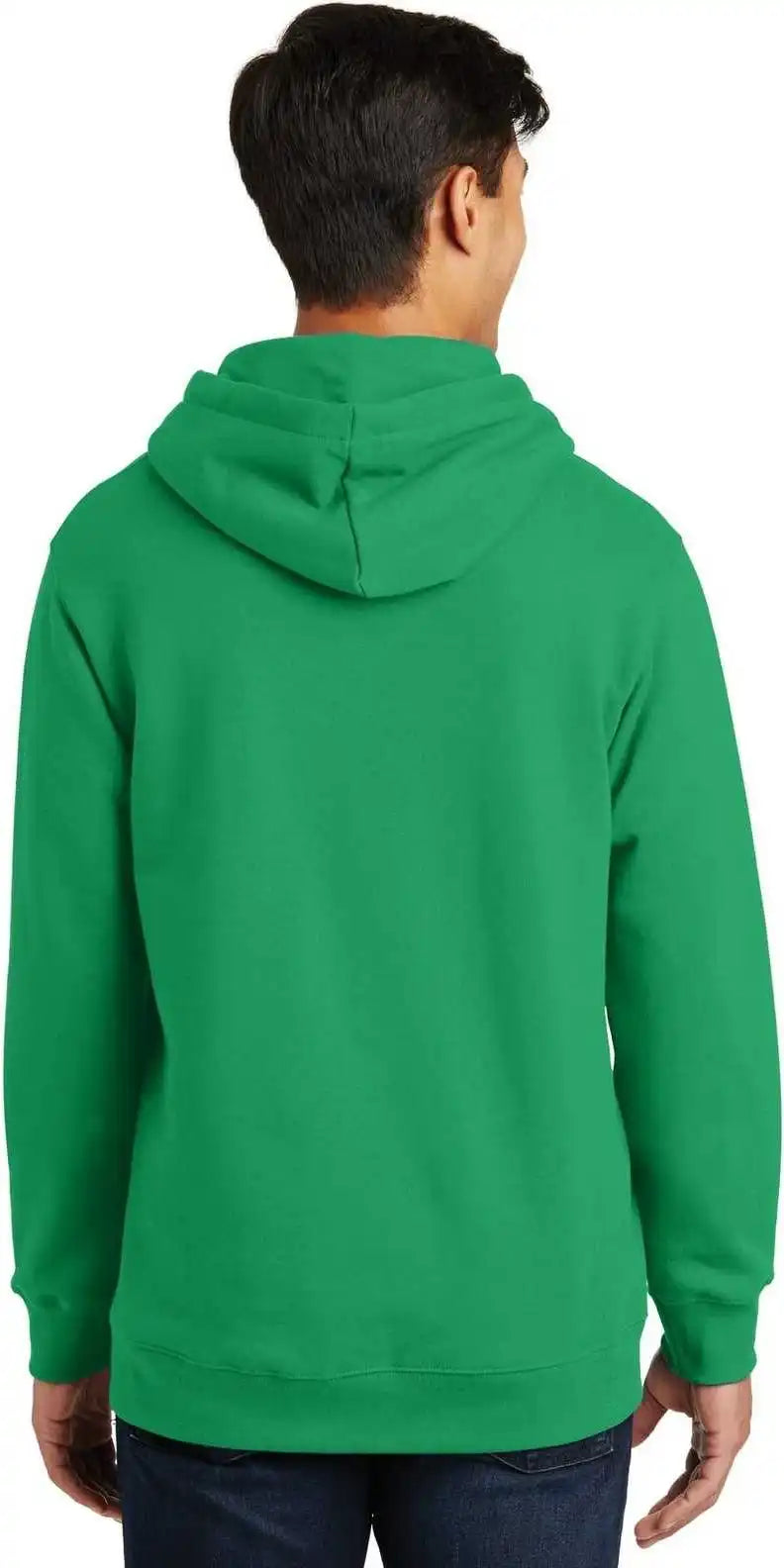 Port &amp; Company Pc850h Fan Favorite Fleece Pullover Hooded Sweatshirt Athletic Kelly