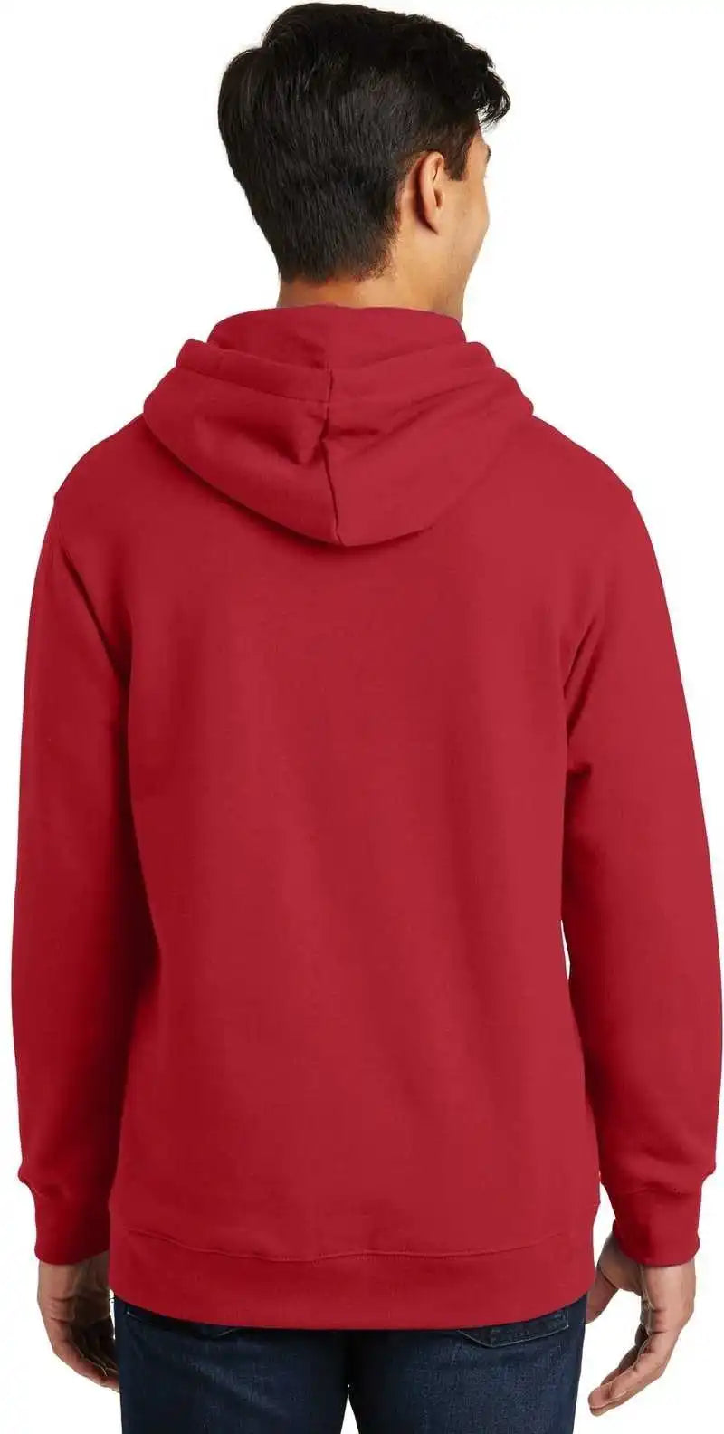 Port &amp; Company Pc850h Fan Favorite Fleece Pullover Hooded Sweatshirt Team Cardinal