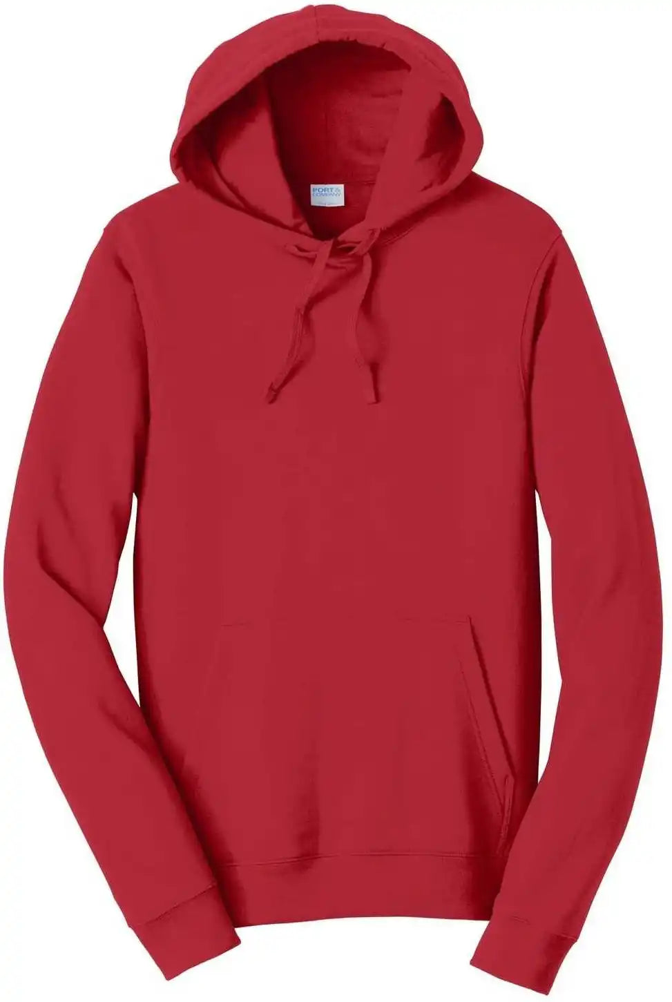 Port &amp; Company Pc850h Fan Favorite Fleece Pullover Hooded Sweatshirt Team Cardinal