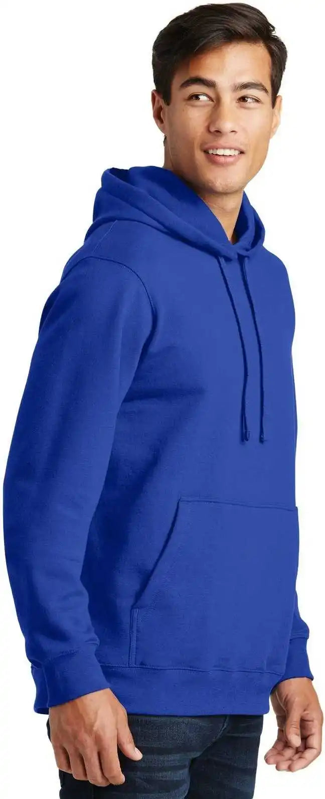 Port &amp; Company Pc850h Fan Favorite Fleece Pullover Hooded Sweatshirt True Royal