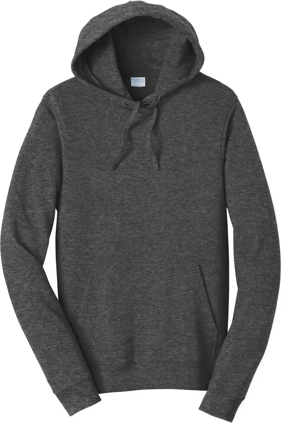 Port &amp; Company Pc850h Fan Favorite Fleece Pullover Hooded Sweatshirt Dark Heather Gray