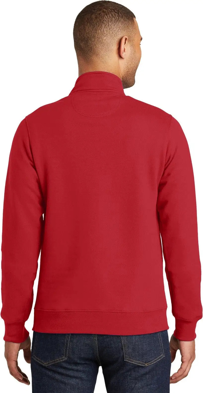 Port & Company Pc850q co Fan Favorite Fleece 1/4-zip Pullover Sweatshirt - Bright Red