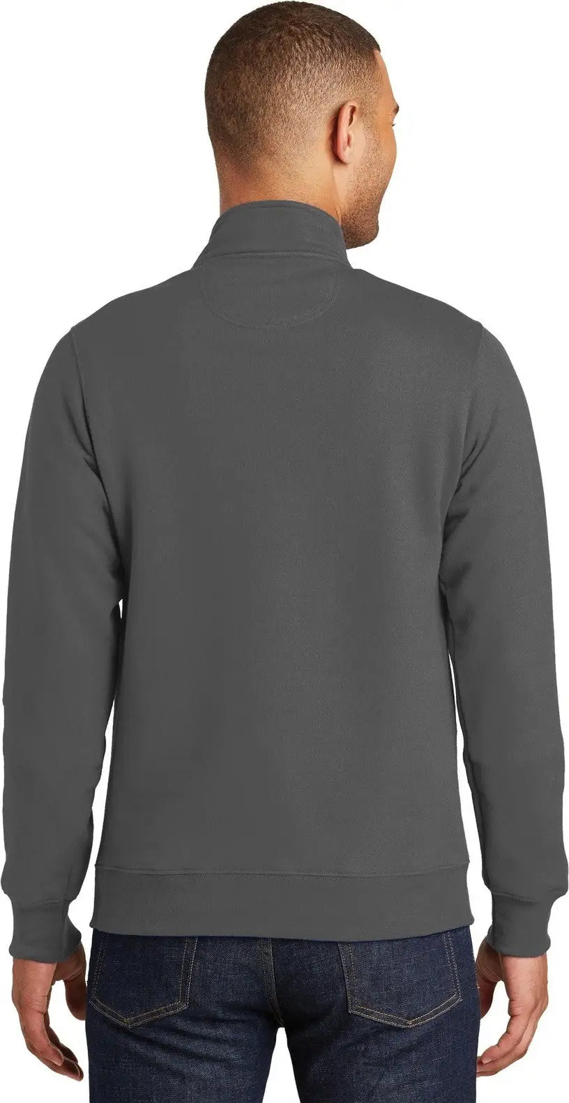 Port & Company Pc850q co Fan Favorite Fleece 1/4-zip Pullover Sweatshirt - Charcoal
